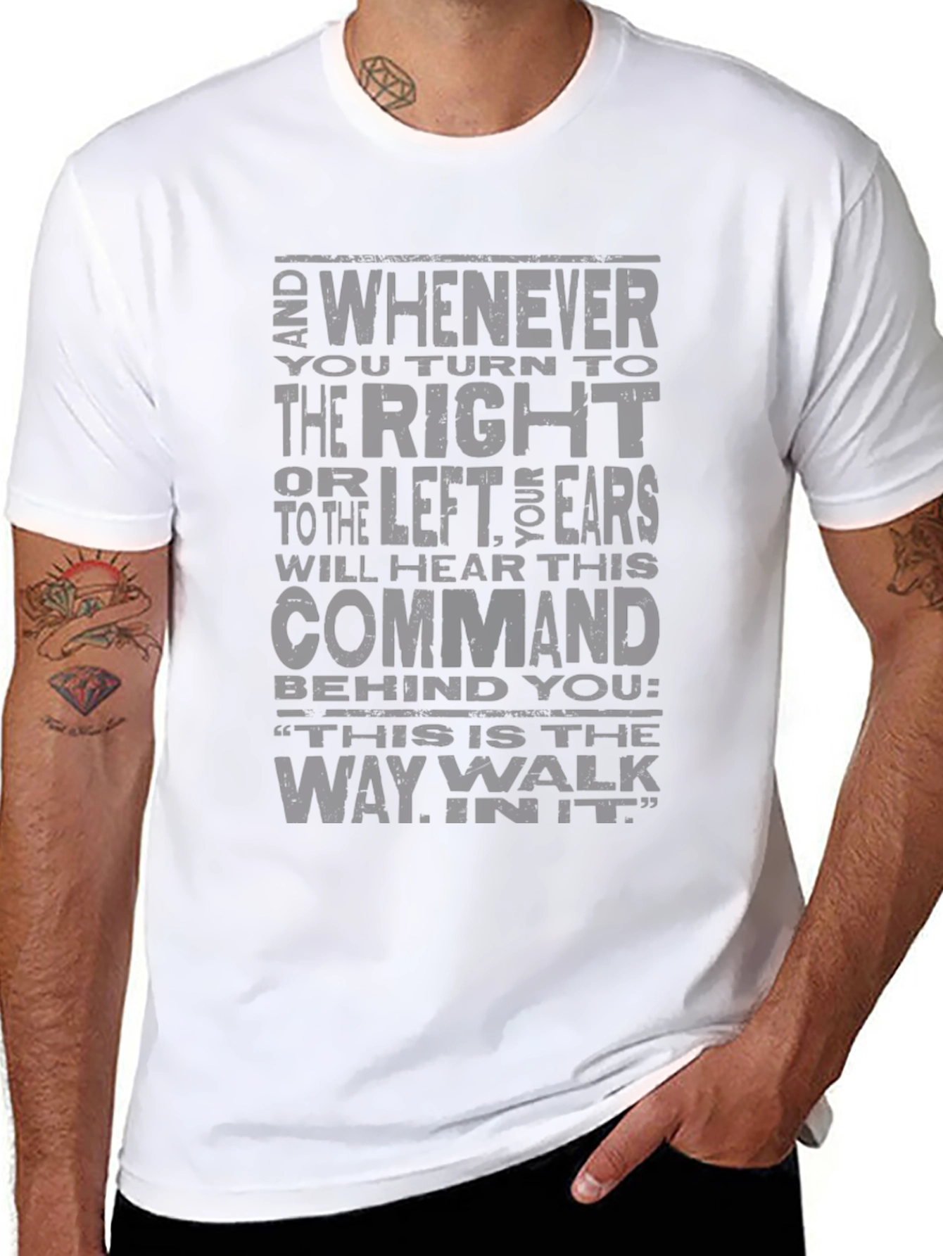 Mens Black Short Sleeve Graphic Tee