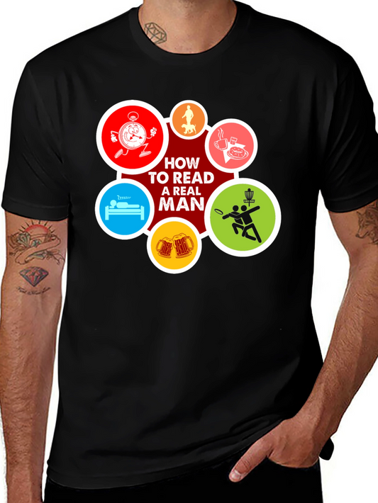 How To Read A Real Man T-Shirt