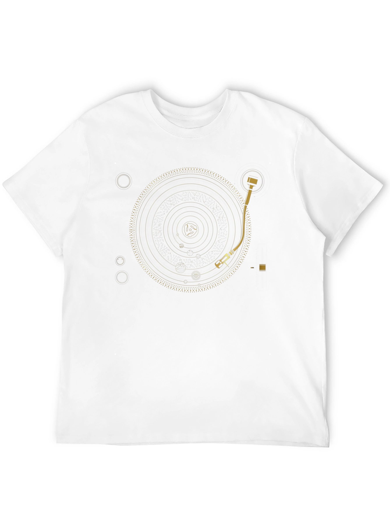 DJ Turntable Graphic T-Shirt - Black