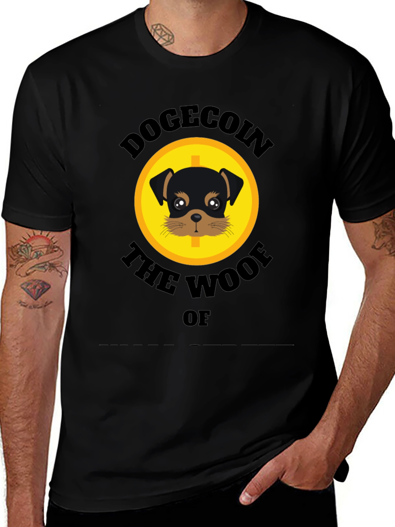 Dogecoin The Woof Of T-Shirt Crypto Funny Tee