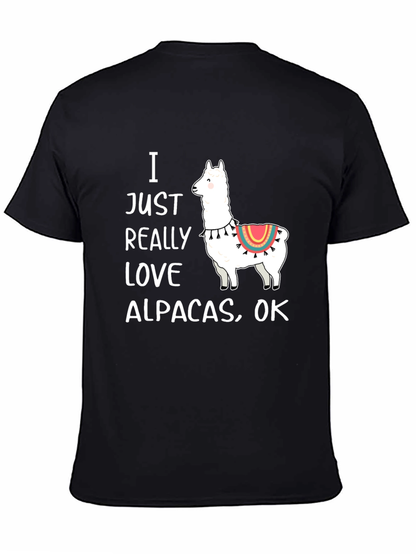 I Love Alpacas Graphic T-Shirt -  Funny Alpaca Tee