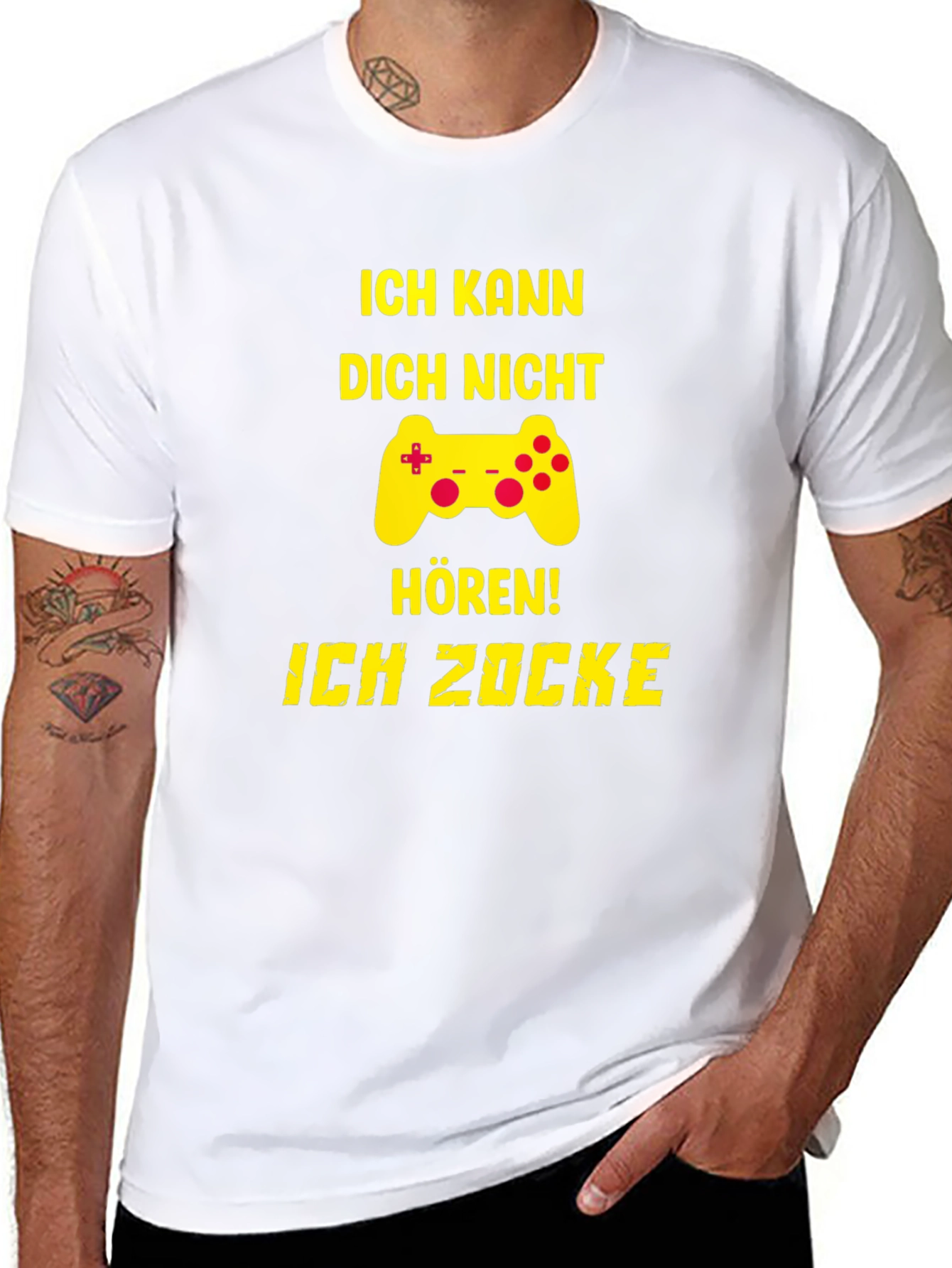 Ich Kann Dich Nicht Horen! Gamer T-Shirt