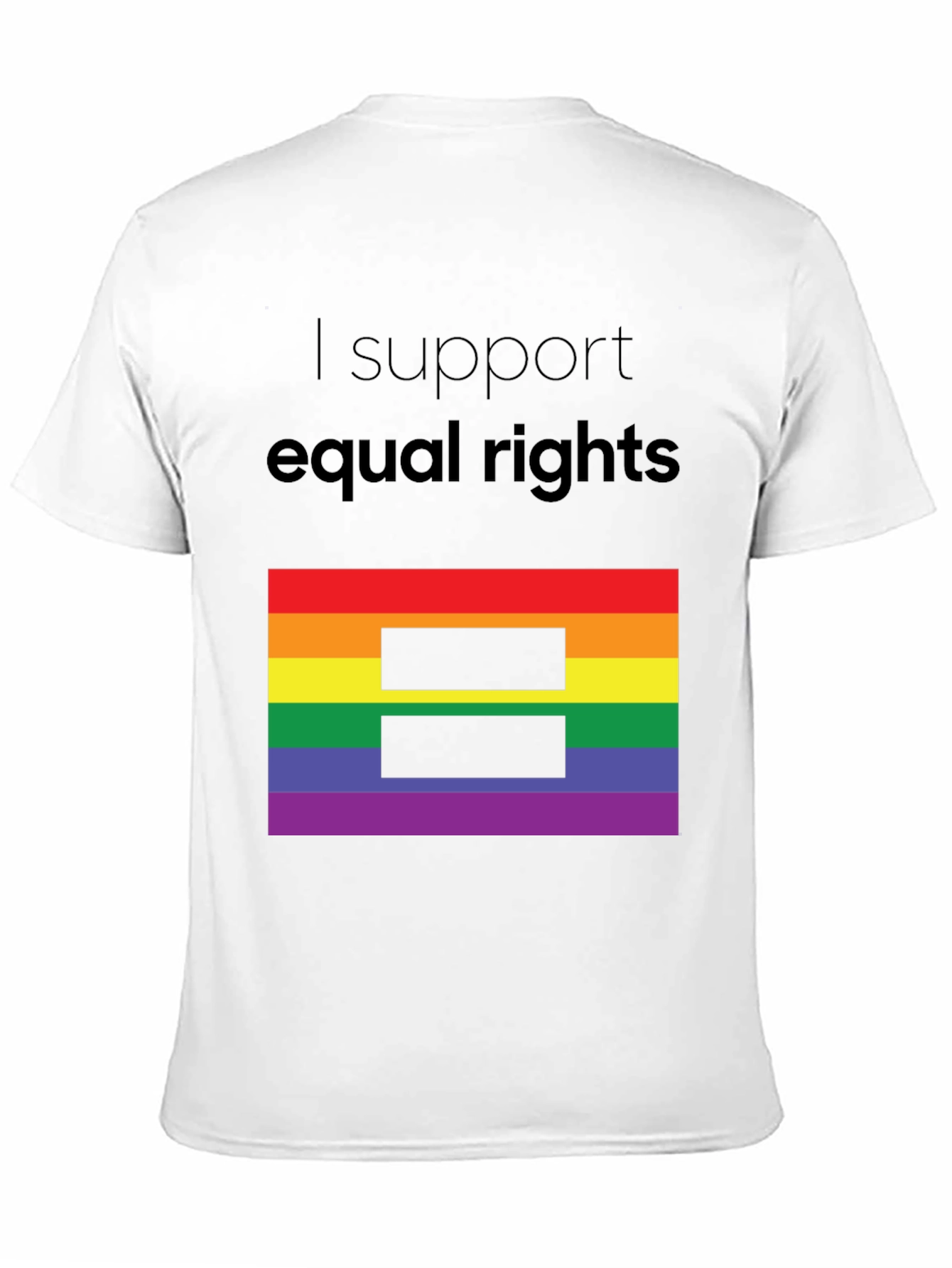 Equality T-Shirt LGBTQ+ Pride Tee Equal Rights Apparel