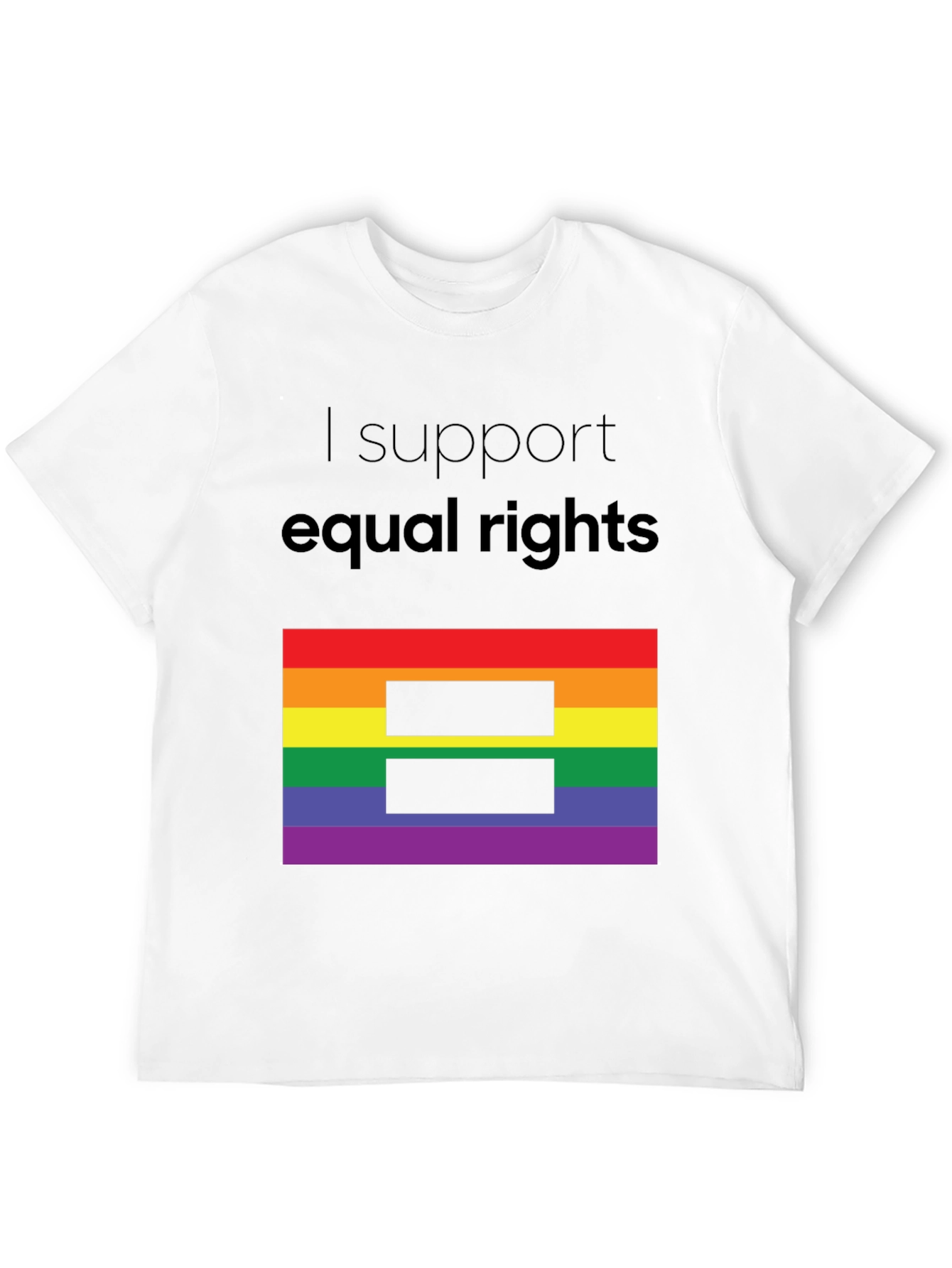 Equality T-Shirt LGBTQ+ Pride Tee Equal Rights Apparel