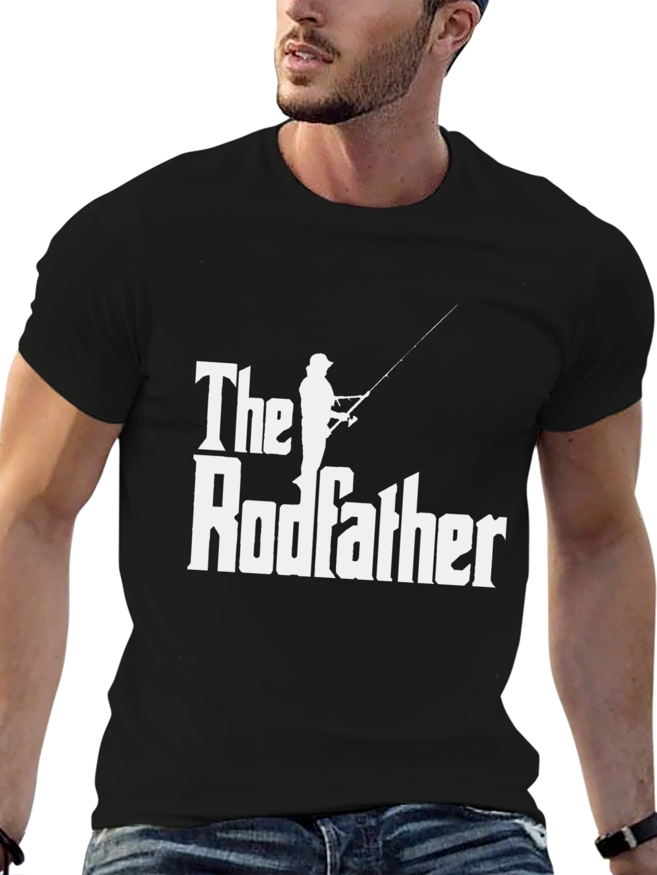 The Rodfather Fishing T-Shirt - Angler Humor Tee