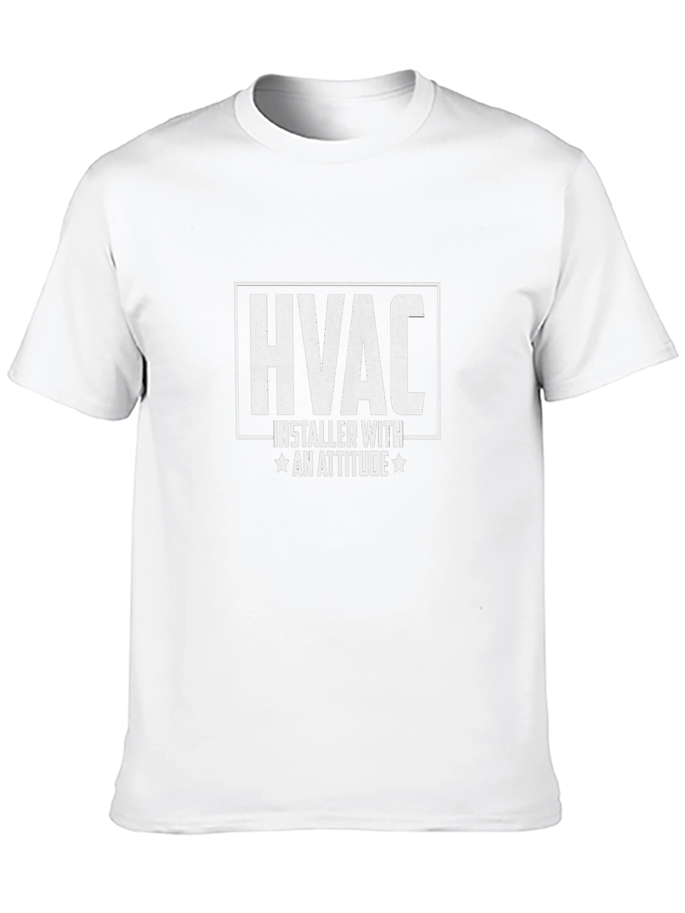 HVAC Installer With Attitude T-Shirt - Black