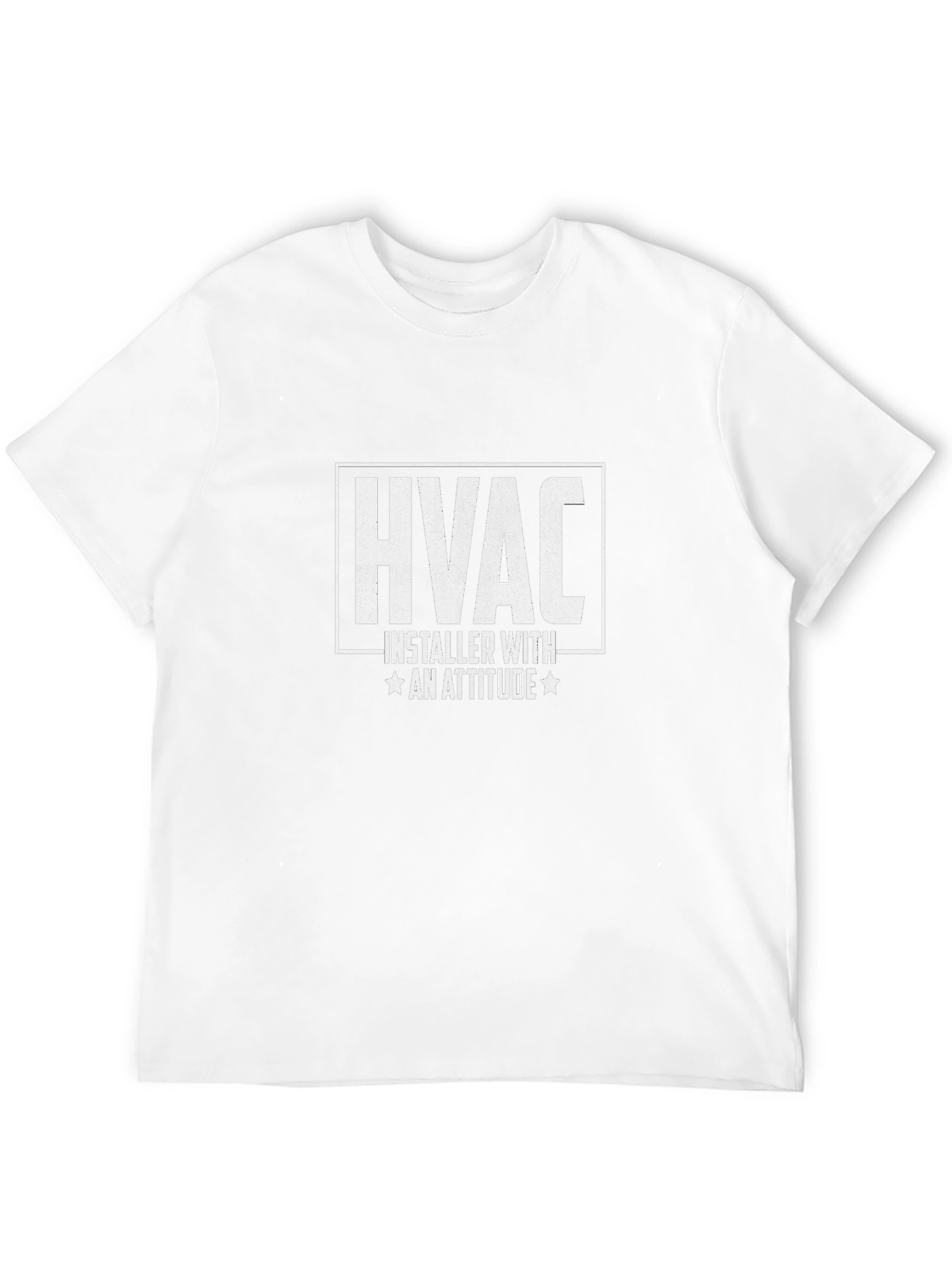 HVAC Installer With Attitude T-Shirt - Black