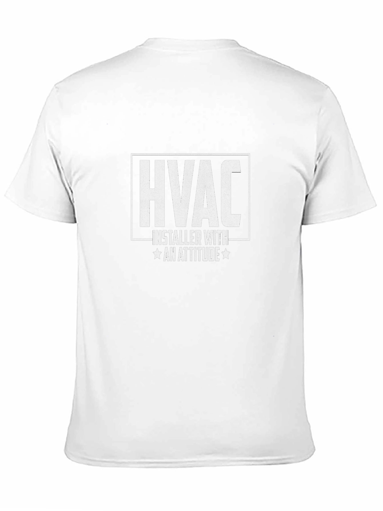 HVAC Installer With Attitude T-Shirt - Black