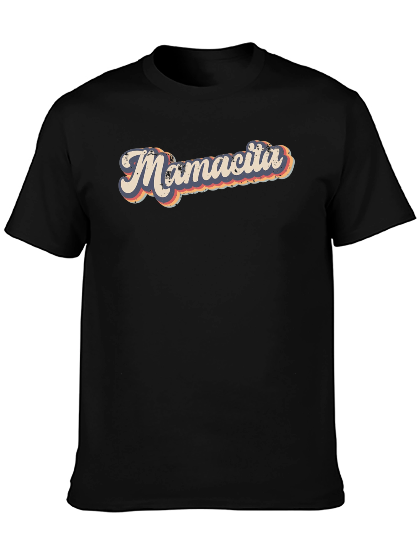 Retro Mamacita Graphic T-Shirt - Black