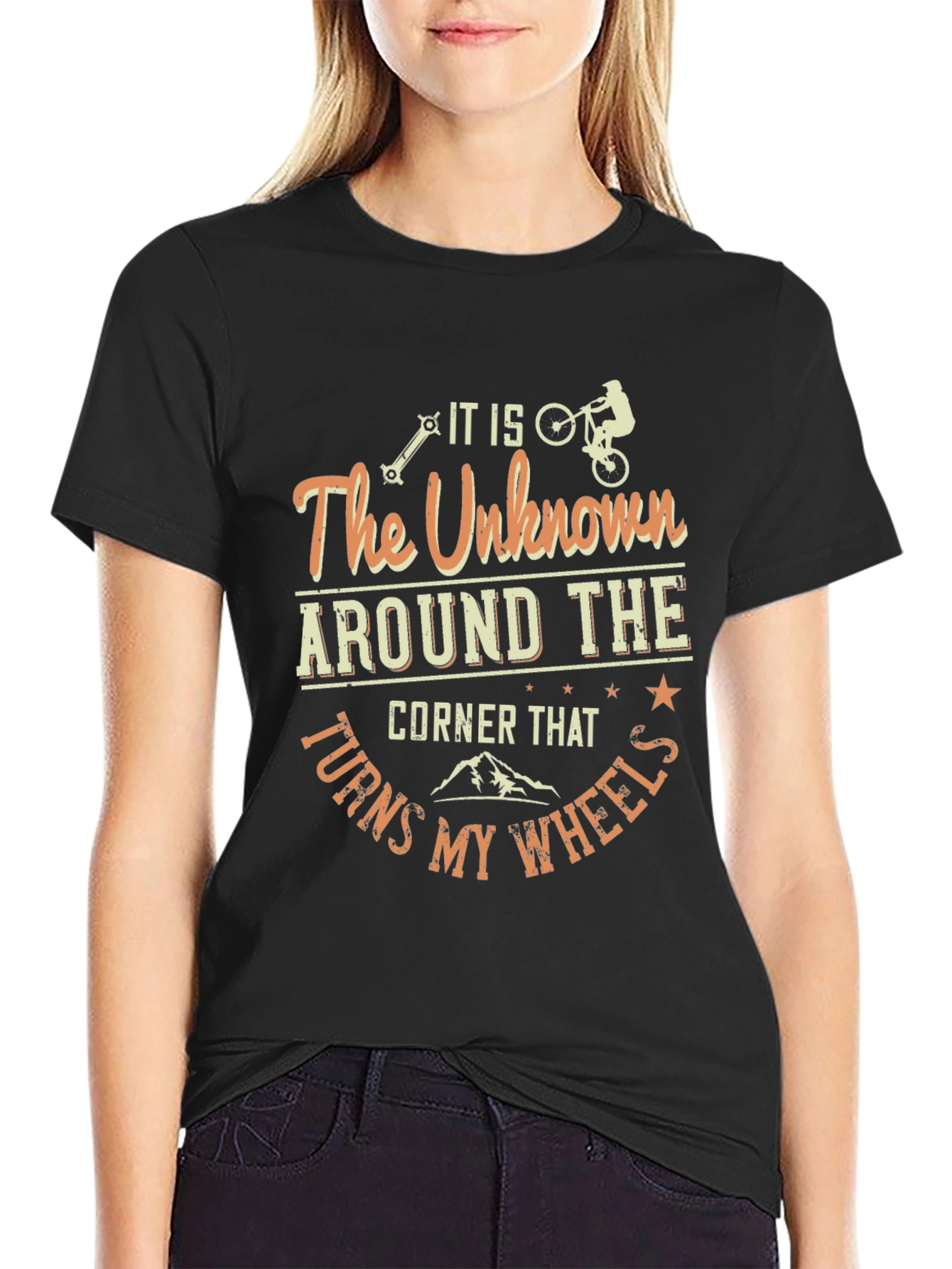 The Unknown Mountain Bike Graphic Tee