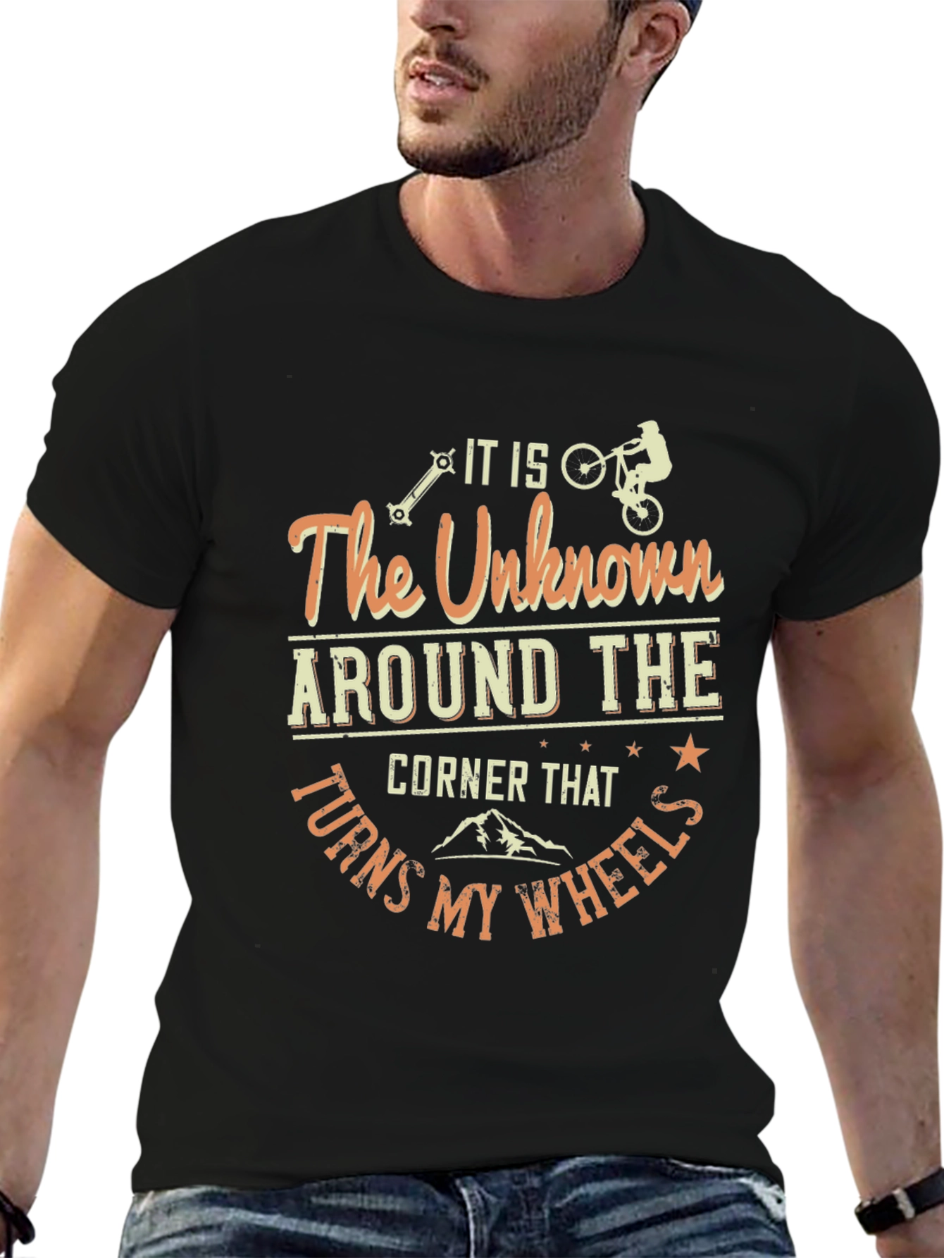 The Unknown Mountain Bike Graphic Tee