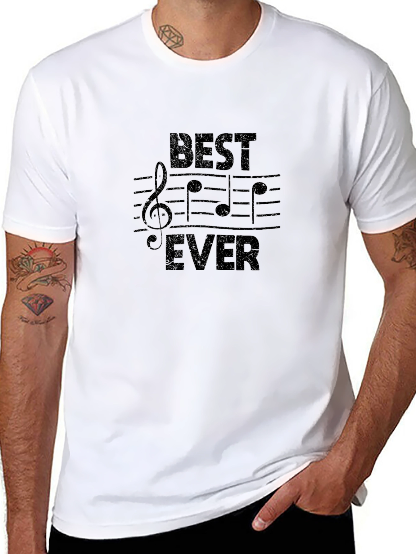 Best Ever Music T-Shirt - Unisex Black Tee
