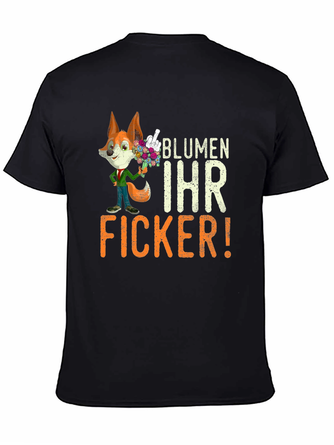 Blumen Ihr Ficker Fox Graphic T-Shirt