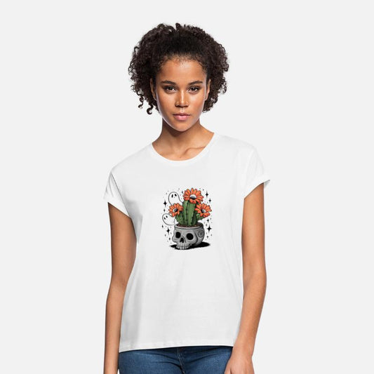 A lively cactus with brilliant orange flowers