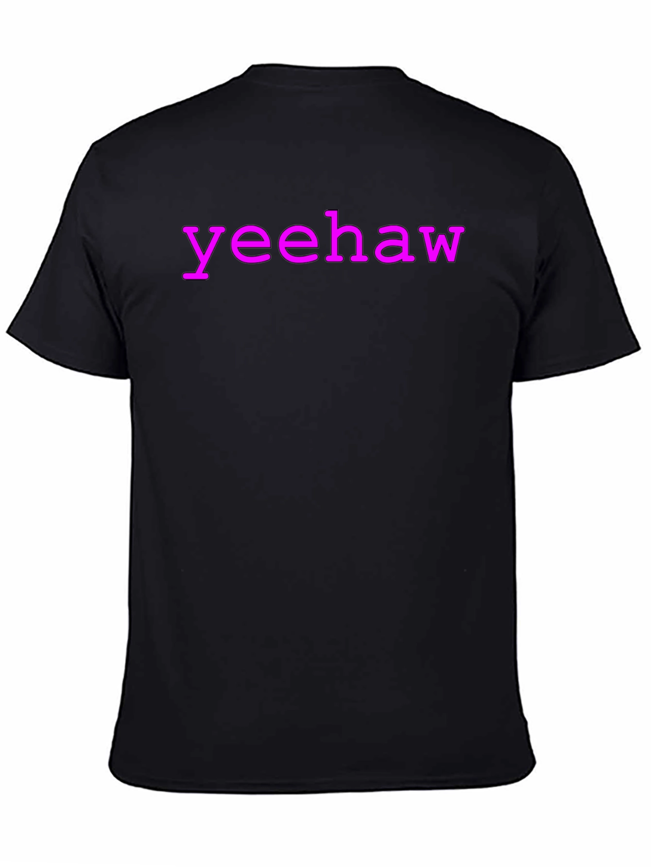 Yeehaw Tee - Casual Black T-Shirt