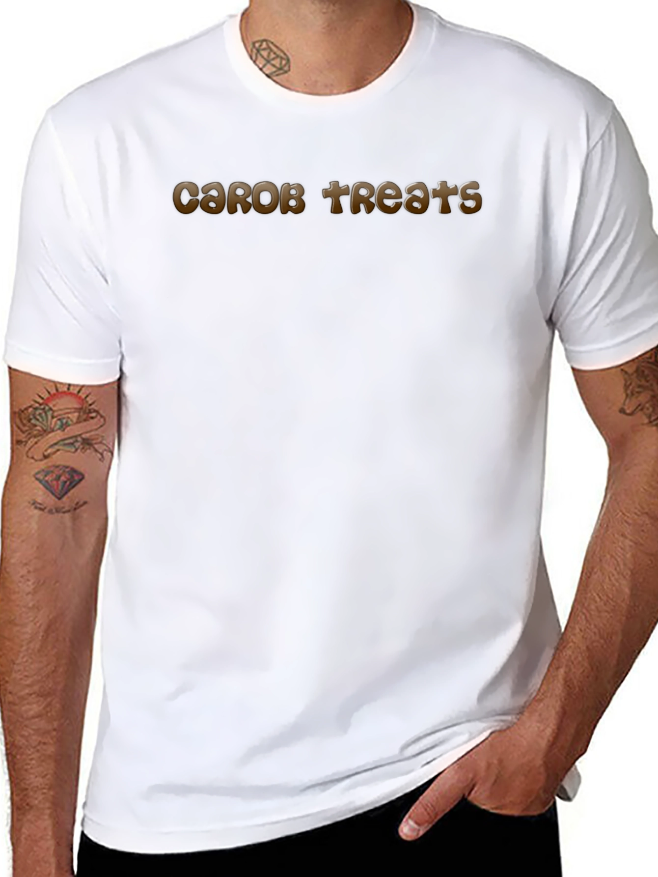 Carob Treats Black T-Shirt