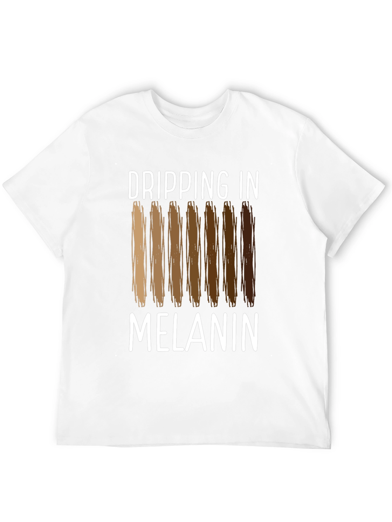Dripping in Melanin Graphic Tee - Black