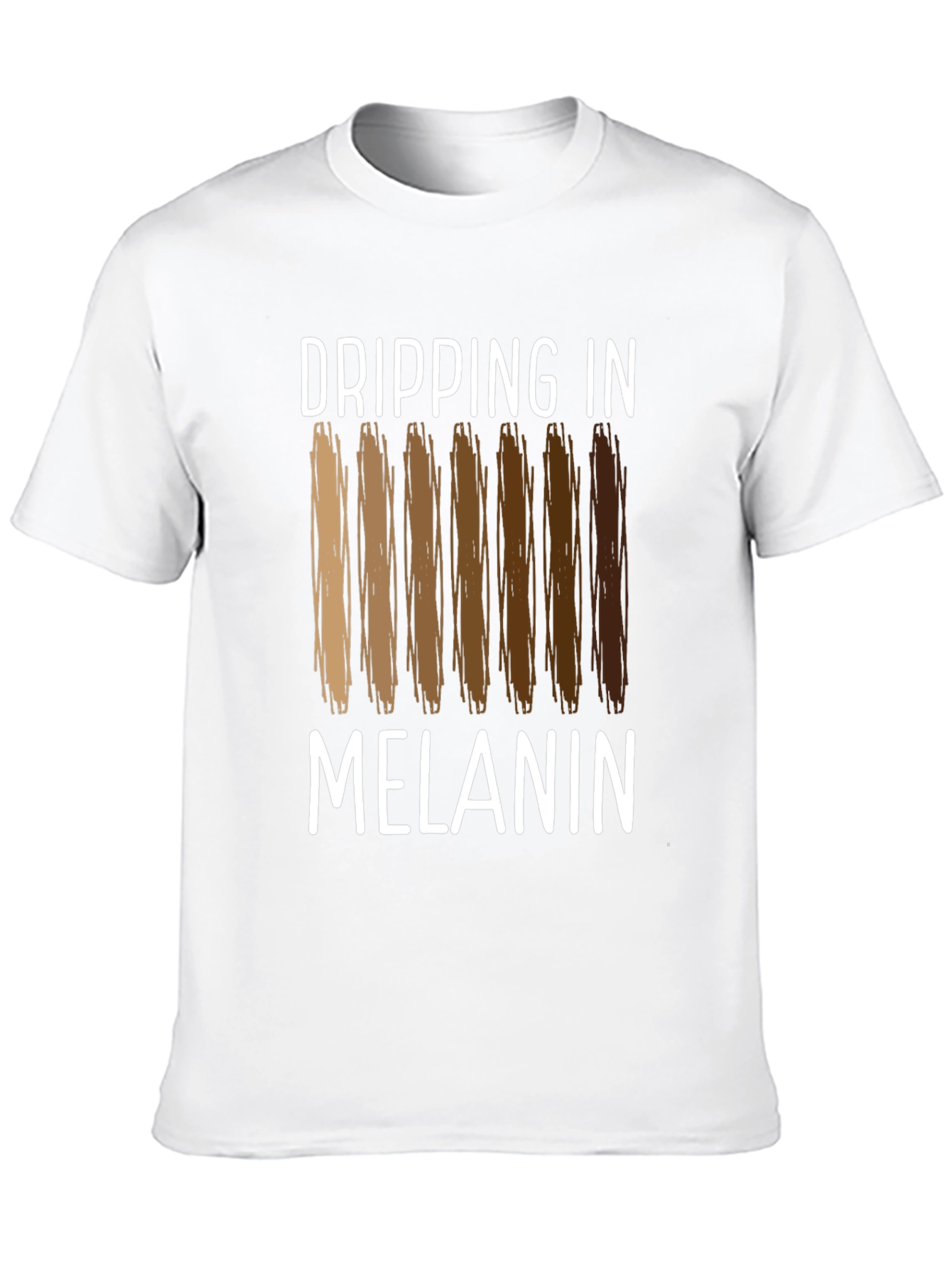 Dripping in Melanin Graphic Tee - Black