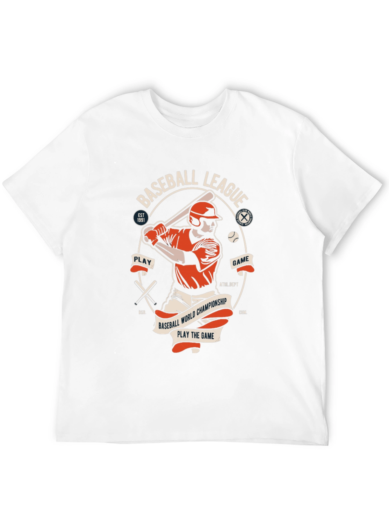 Baseball League Graphic T-Shirt - Play the Game Tee