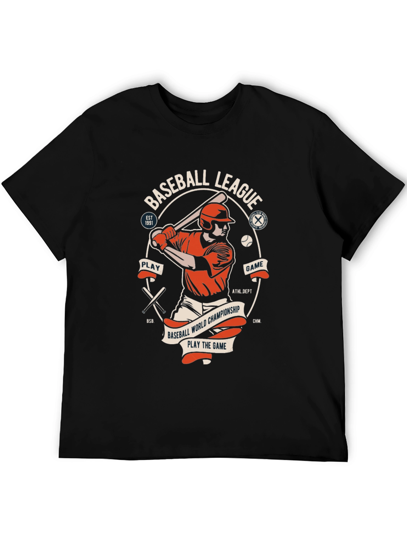 Baseball League Graphic T-Shirt - Play the Game Tee