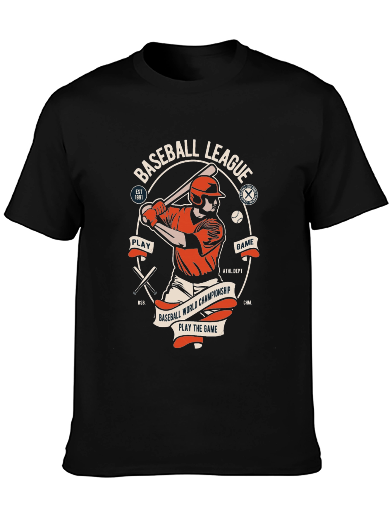 Baseball League Graphic T-Shirt - Play the Game Tee