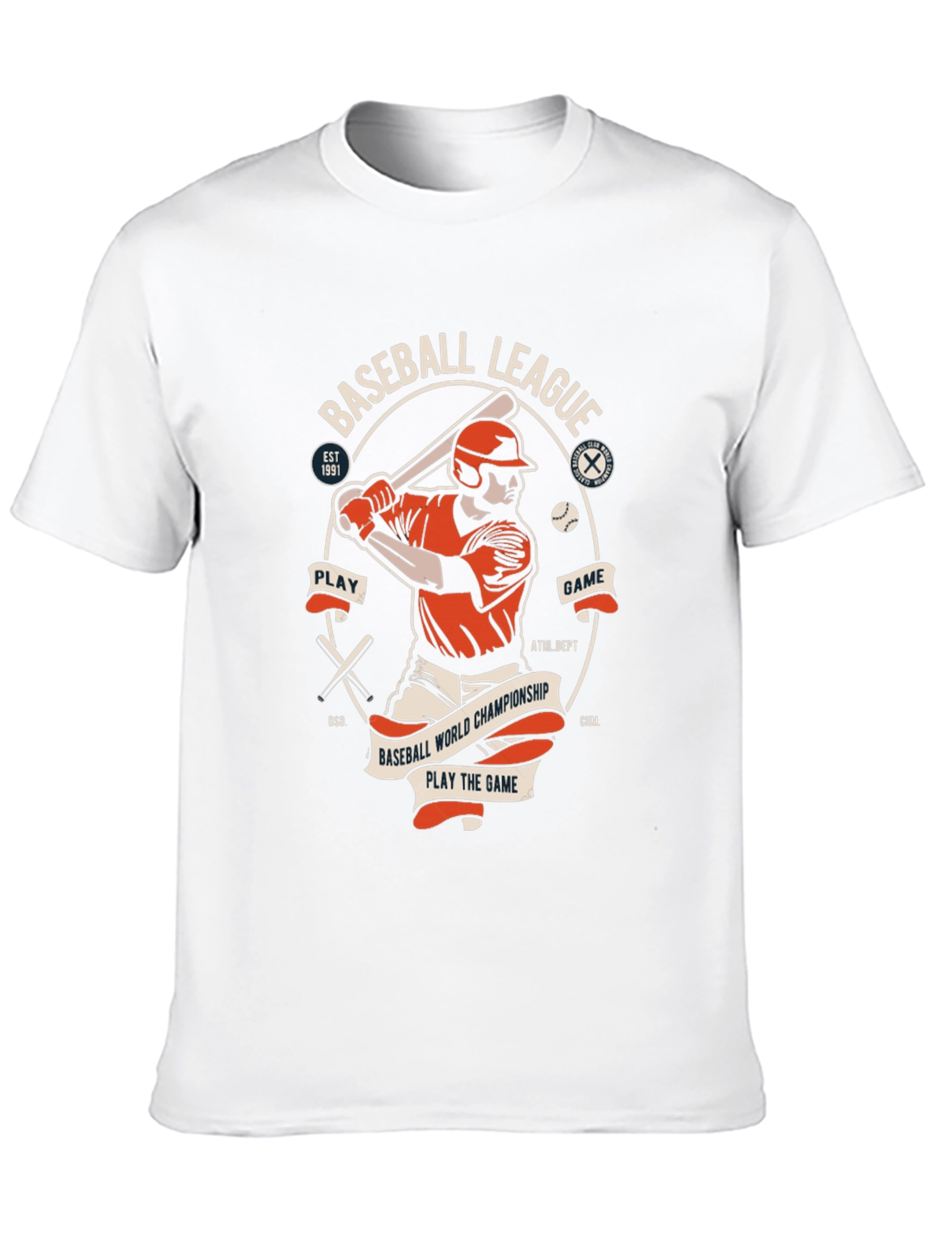 Baseball League Graphic T-Shirt - Play the Game Tee