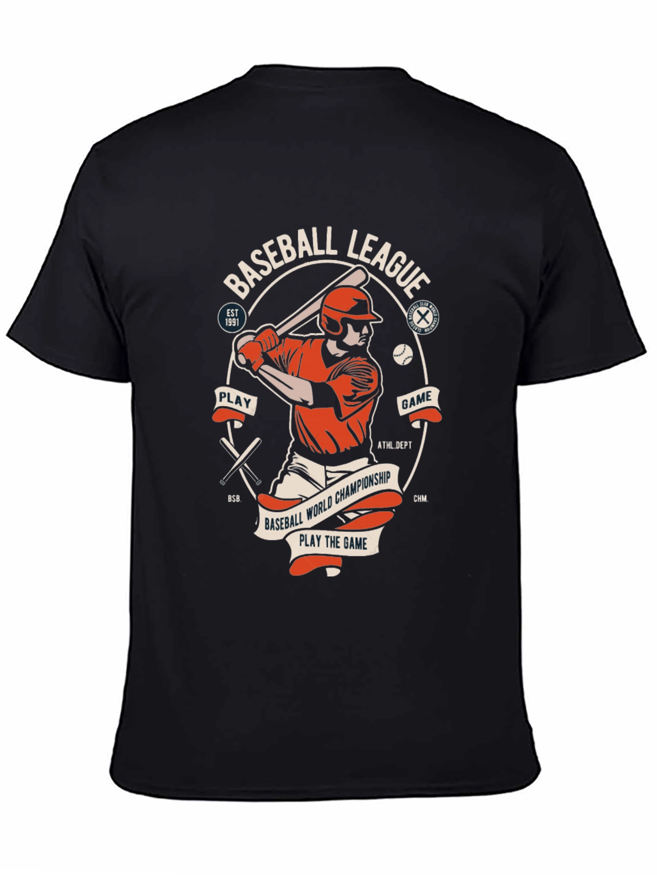 Baseball League Graphic T-Shirt - Play the Game Tee