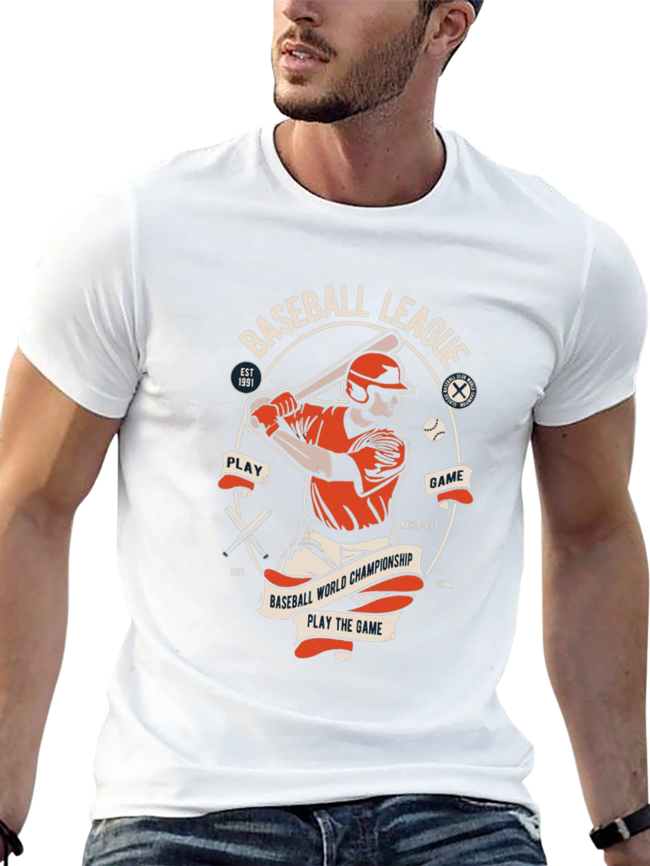 Baseball League Graphic T-Shirt - Play the Game Tee