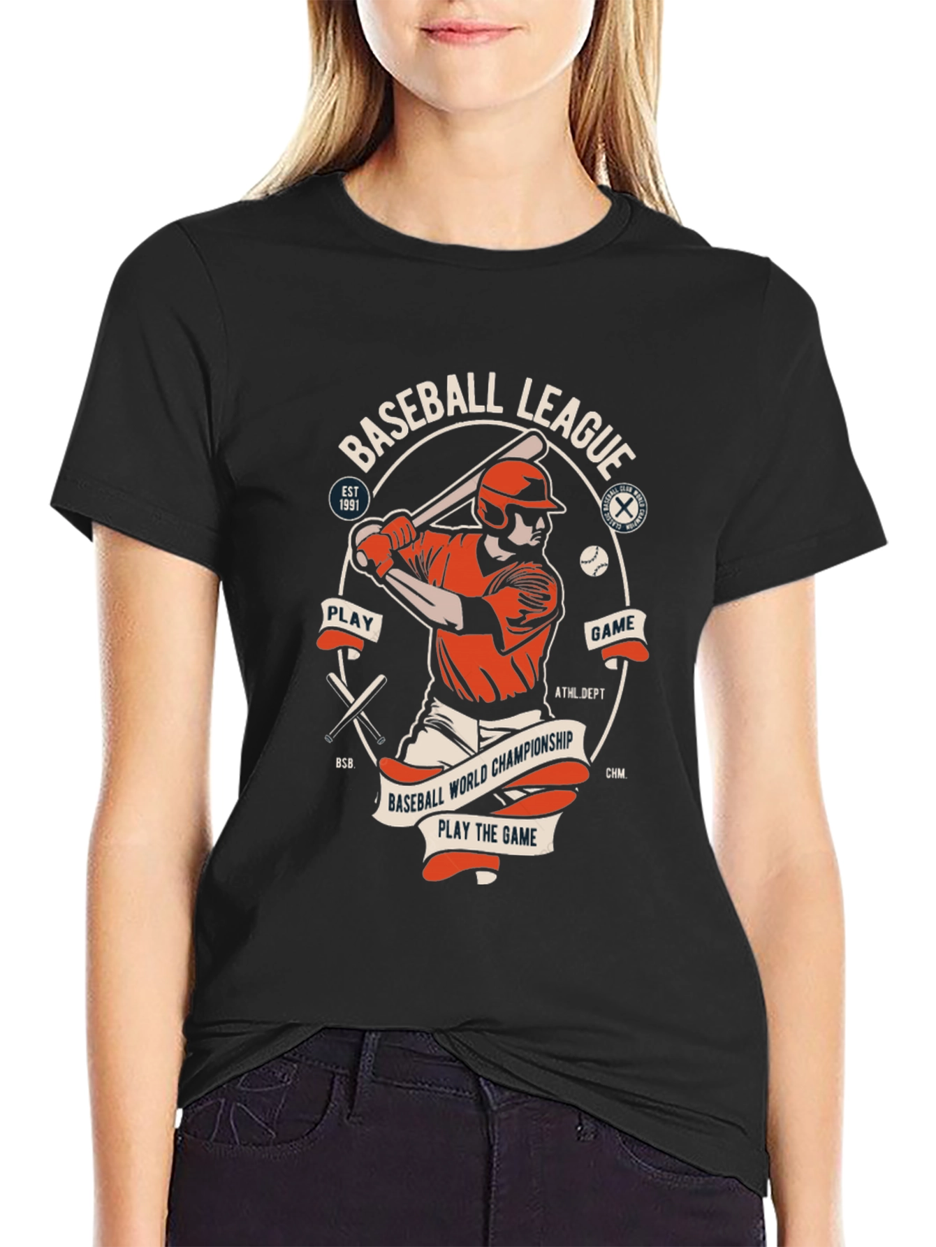 Baseball League Graphic T-Shirt - Play the Game Tee