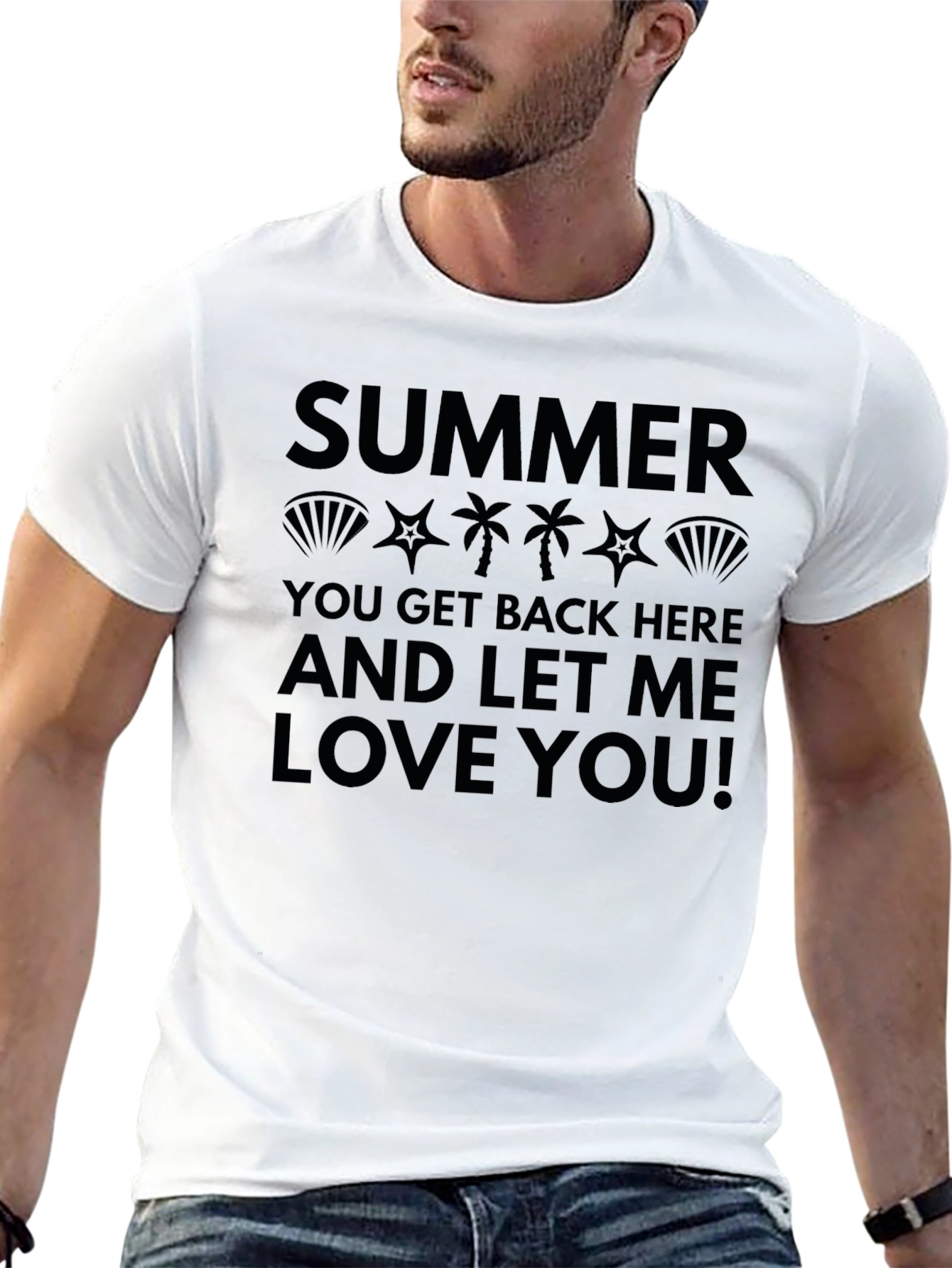 Summer Love Mens Graphic T-Shirt