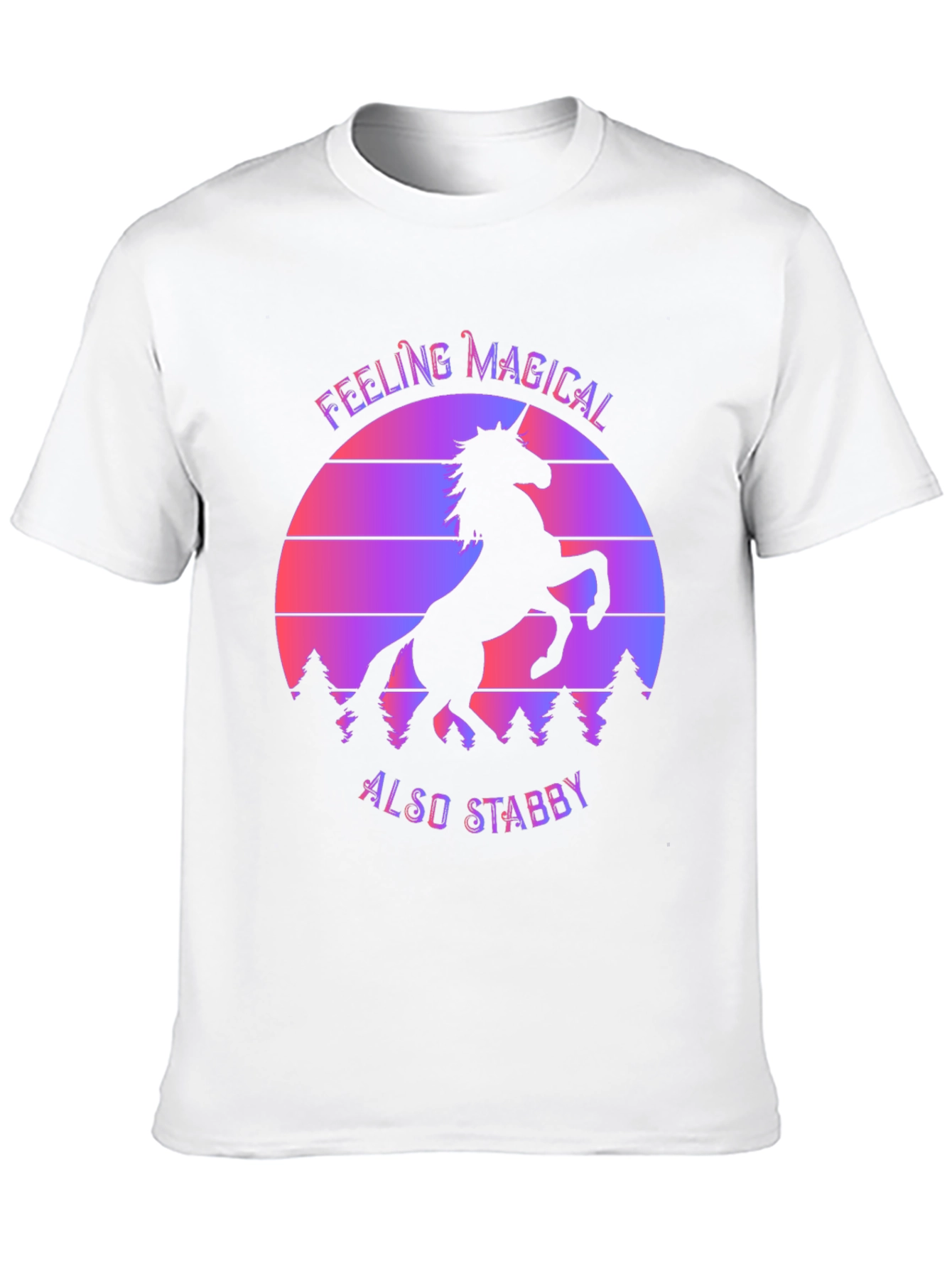 Magical Stabby Unicorn Graphic Tee