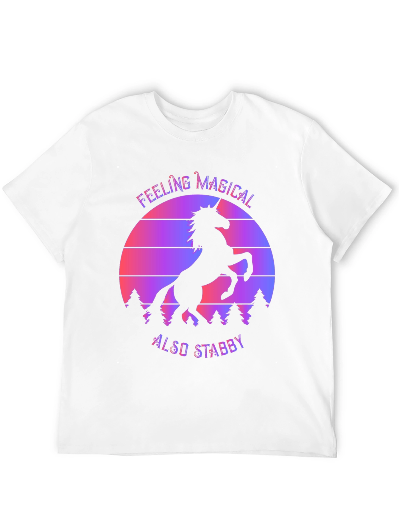 Magical Stabby Unicorn Graphic Tee