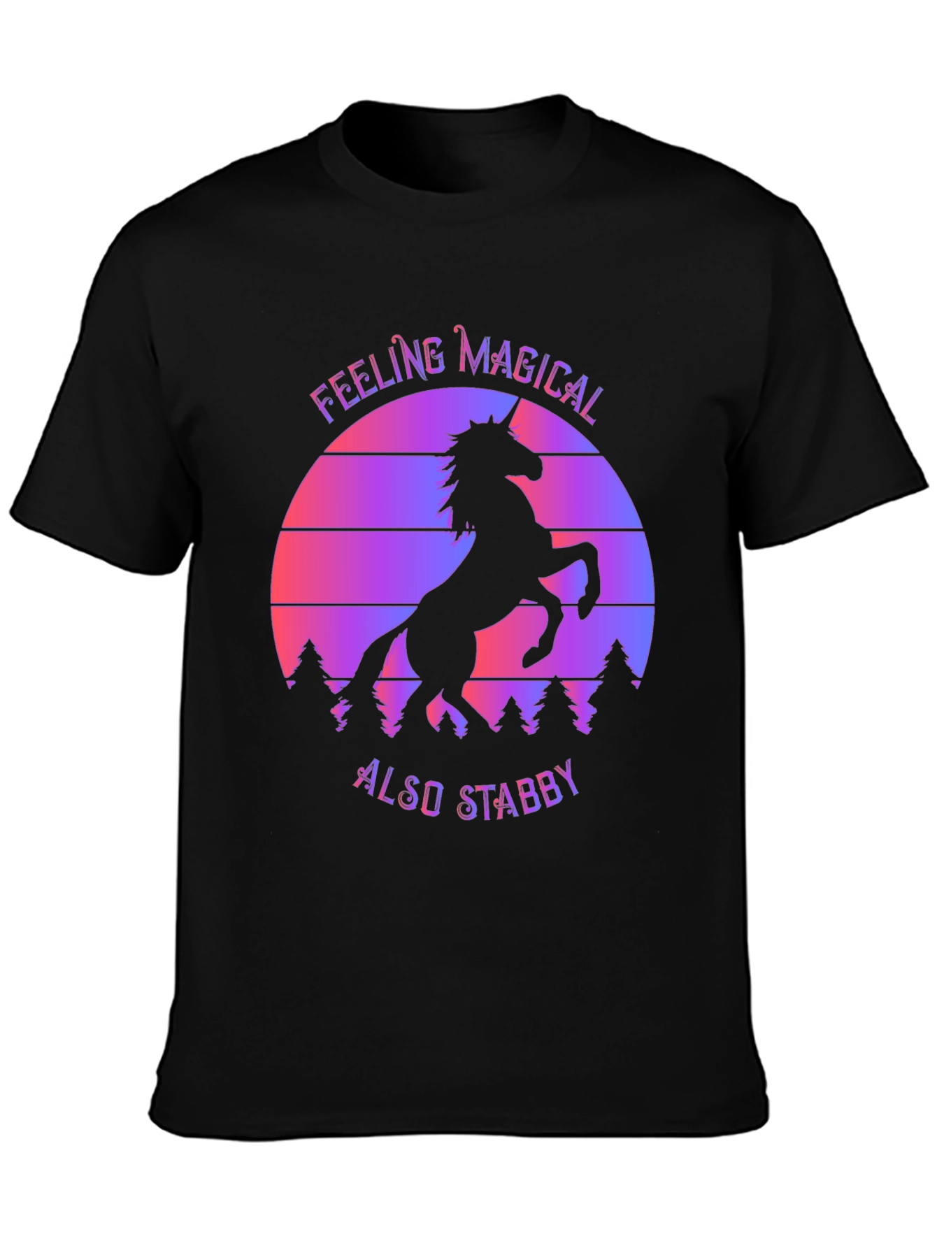 Magical Stabby Unicorn Graphic Tee