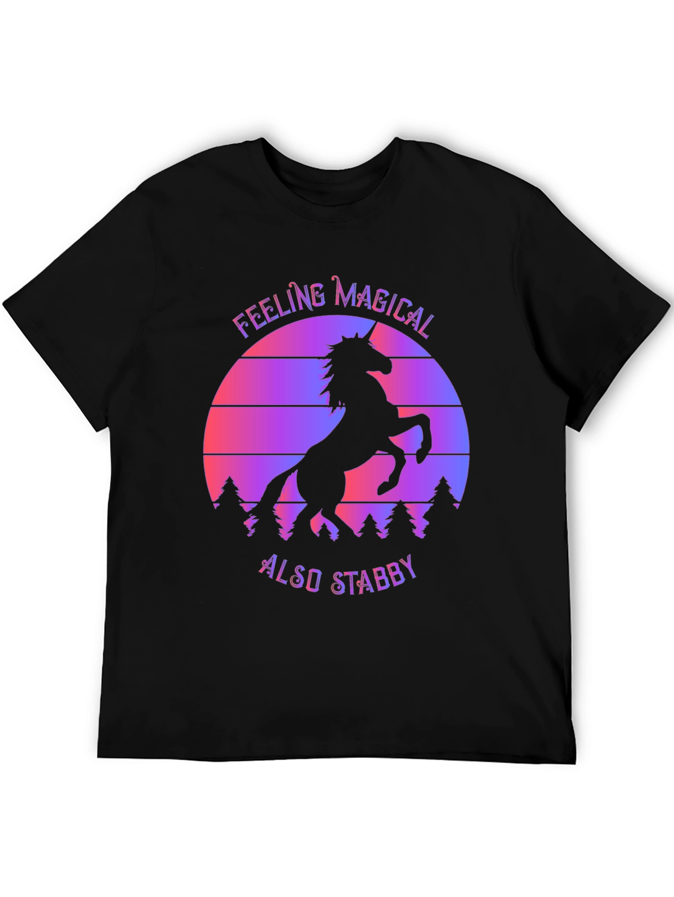 Magical Stabby Unicorn Graphic Tee