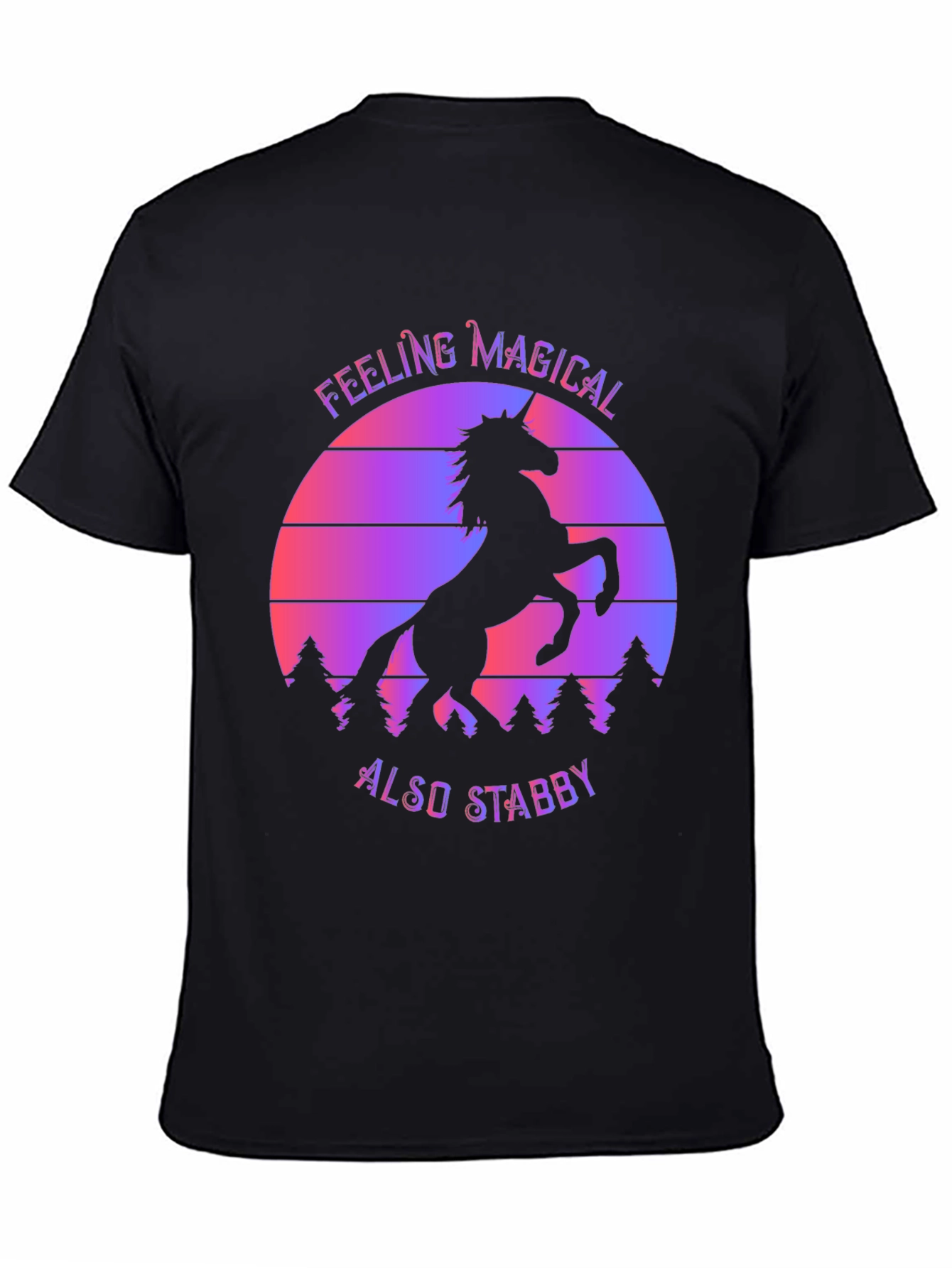 Magical Stabby Unicorn Graphic Tee