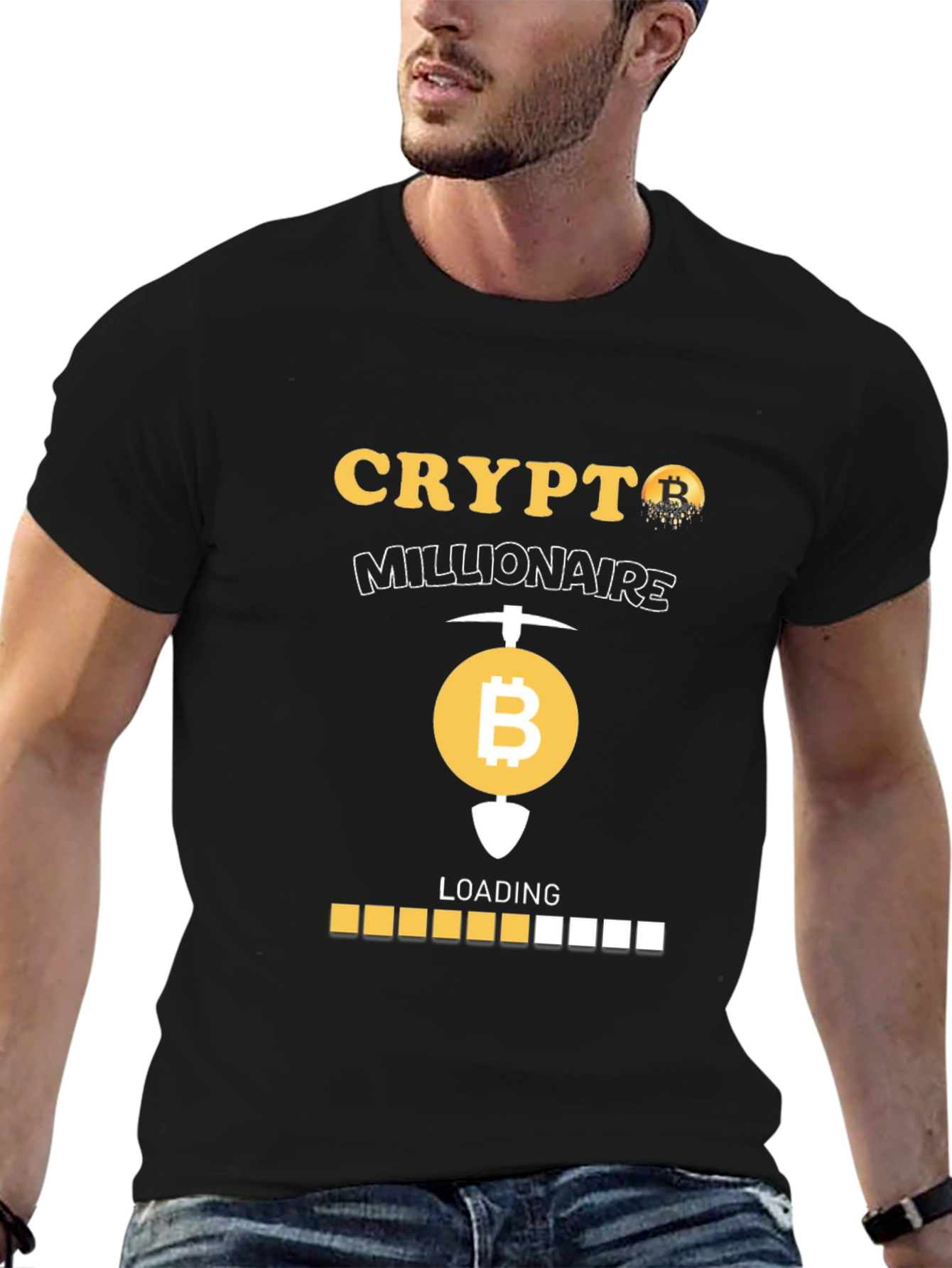 Crypto Millionaire Bitcoin Mining T-Shirt