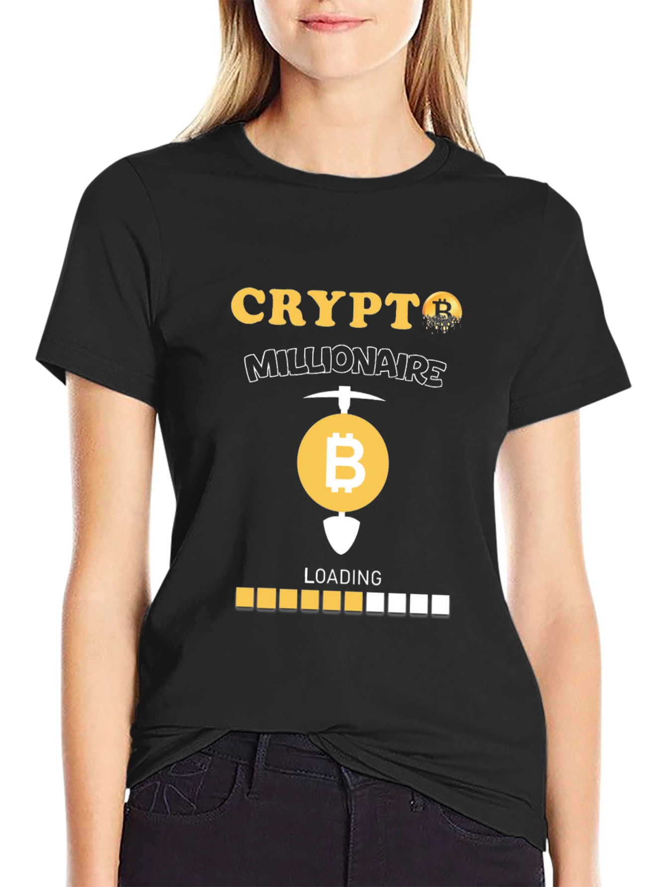 Crypto Millionaire Bitcoin Mining T-Shirt
