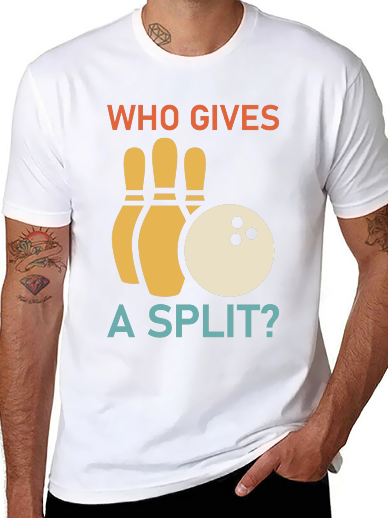 Bowling Split Graphic Tee - Who Gives a Split?