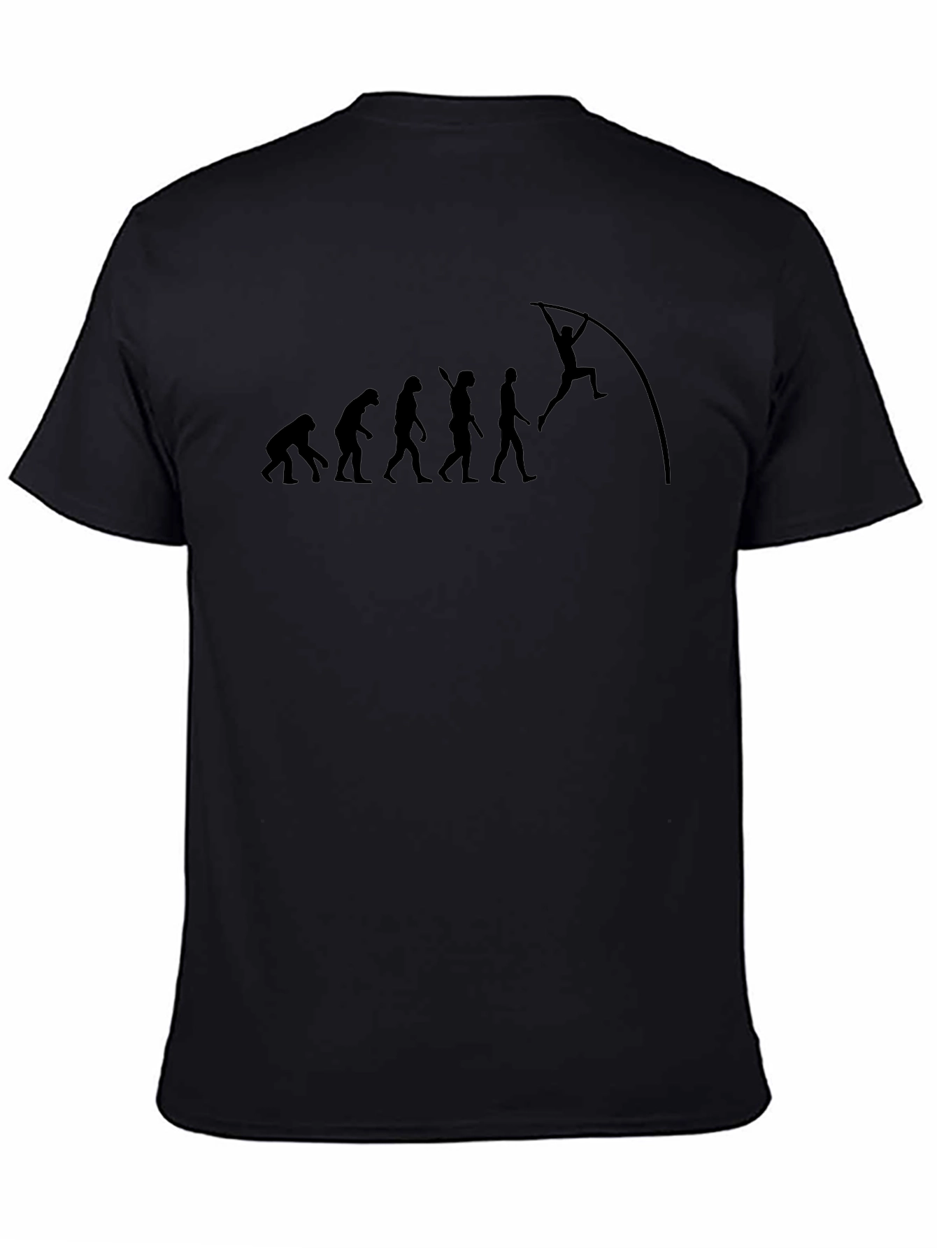 Evolution Pole Vaulting Black T-Shirt