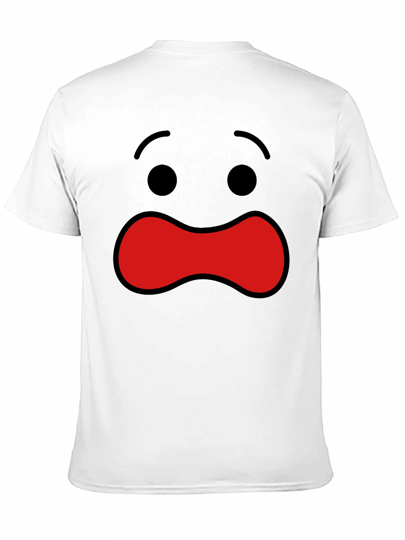 Shocked Face Graphic T-Shirt - Express Yourself!