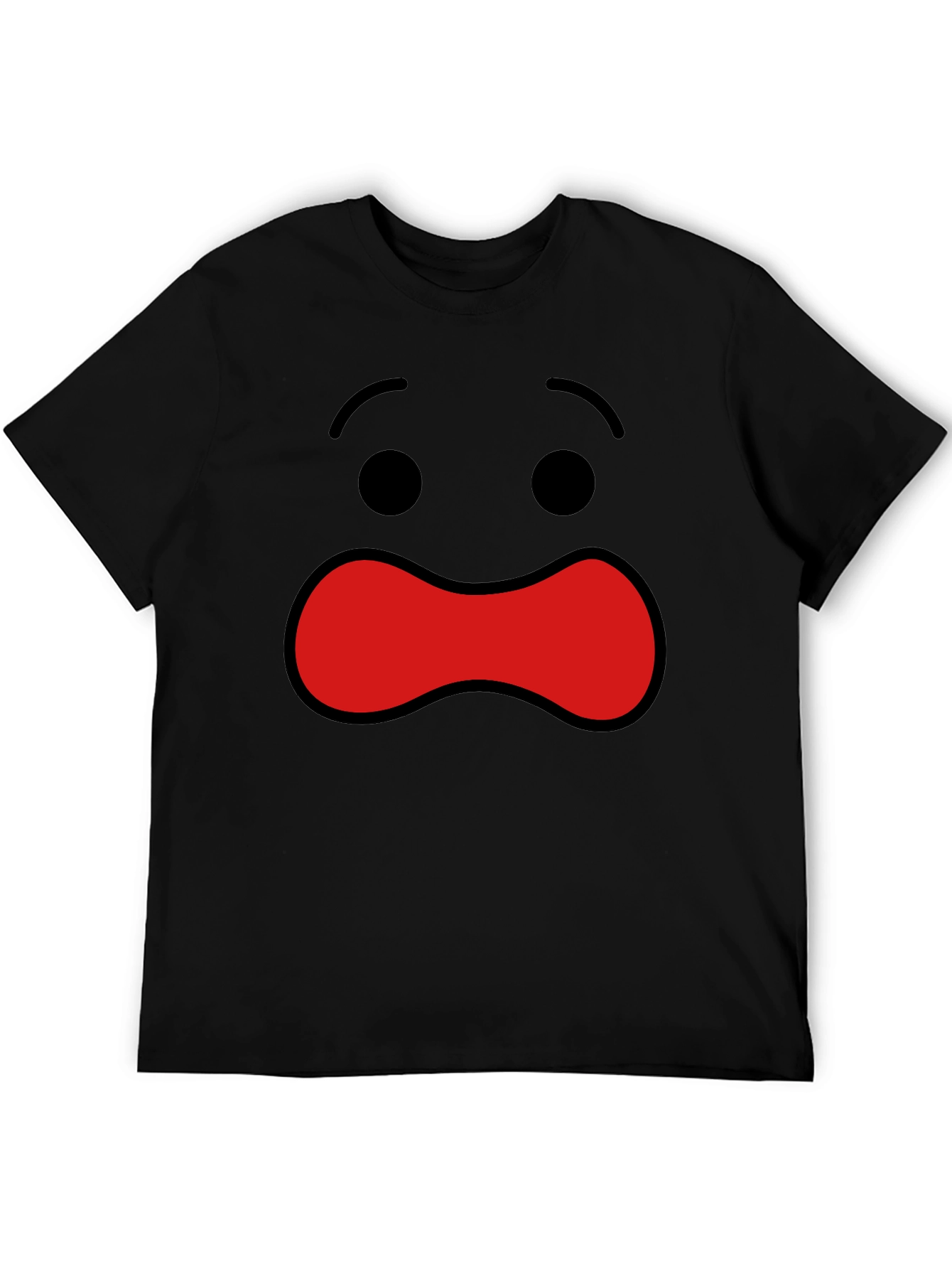 Shocked Face Graphic T-Shirt - Express Yourself!
