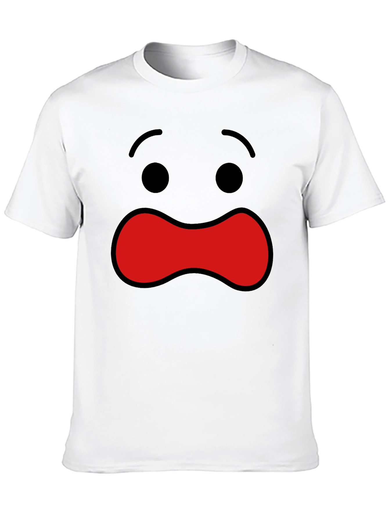 Shocked Face Graphic T-Shirt - Express Yourself!