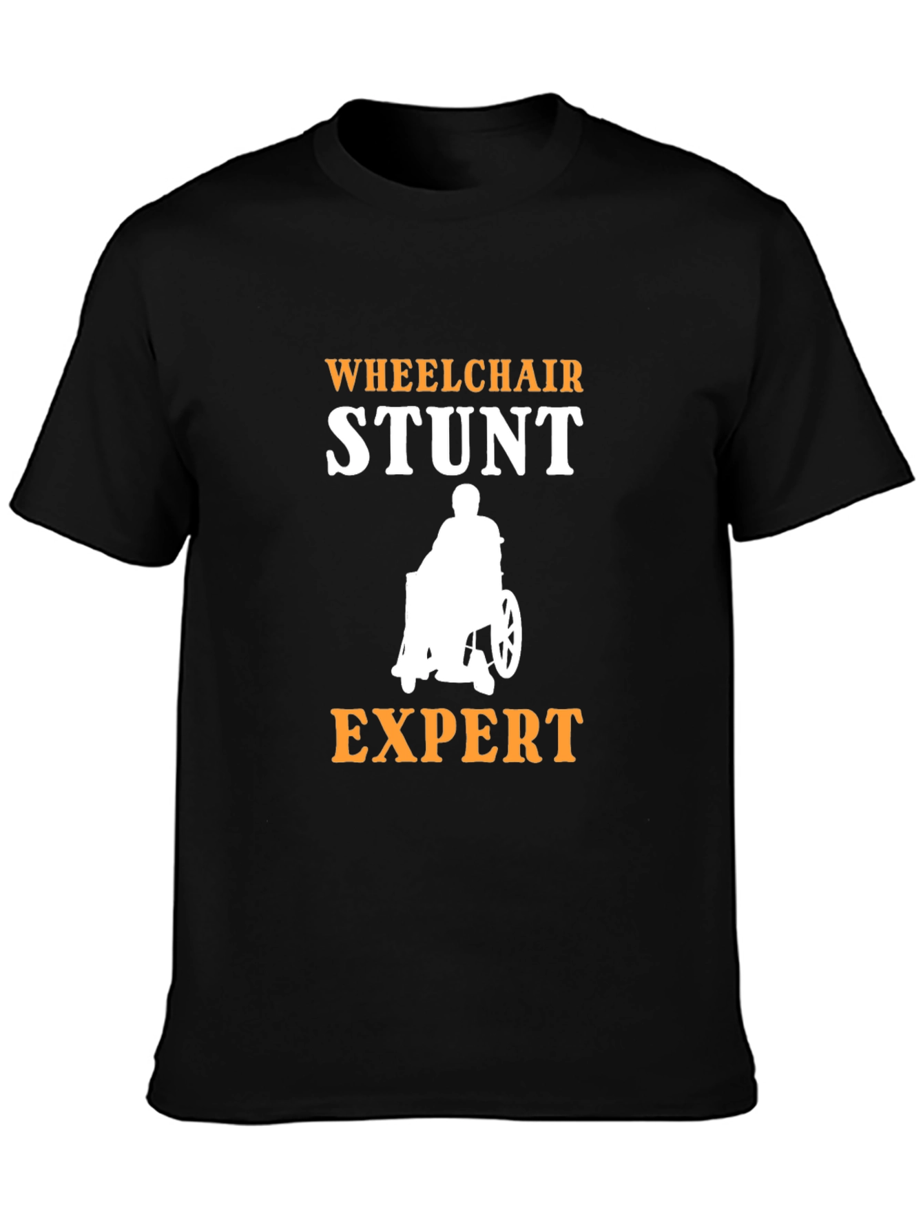 Wheelchair Stunt Expert Graphic Tee - Disability Pride