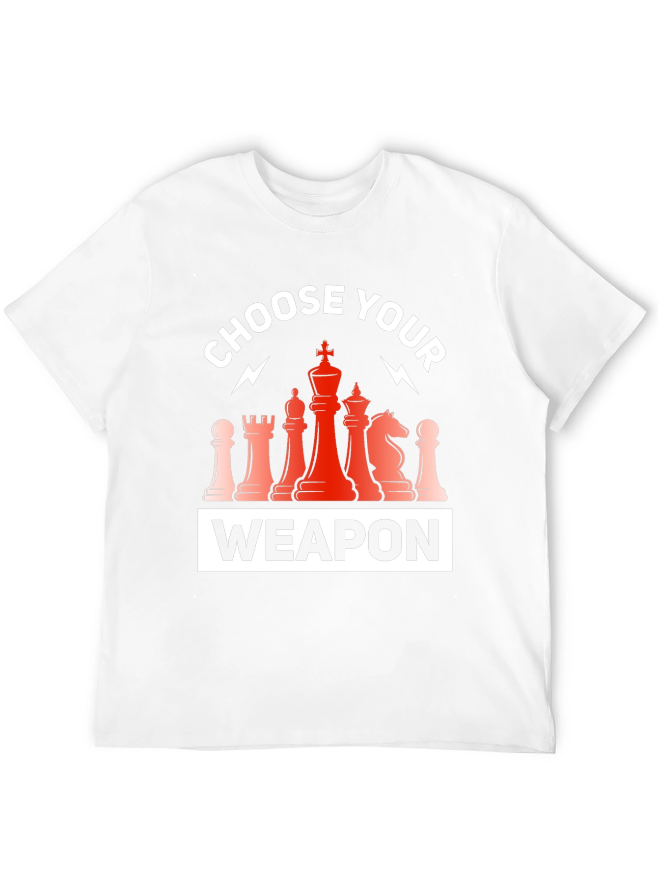 Choose Your Weapon Chess T-Shirt