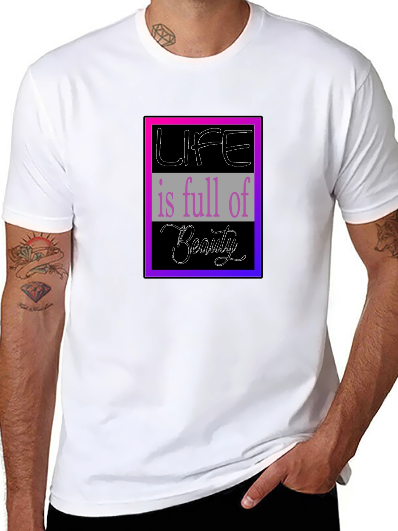 Life is Full of Beauty Graphic T-Shirt