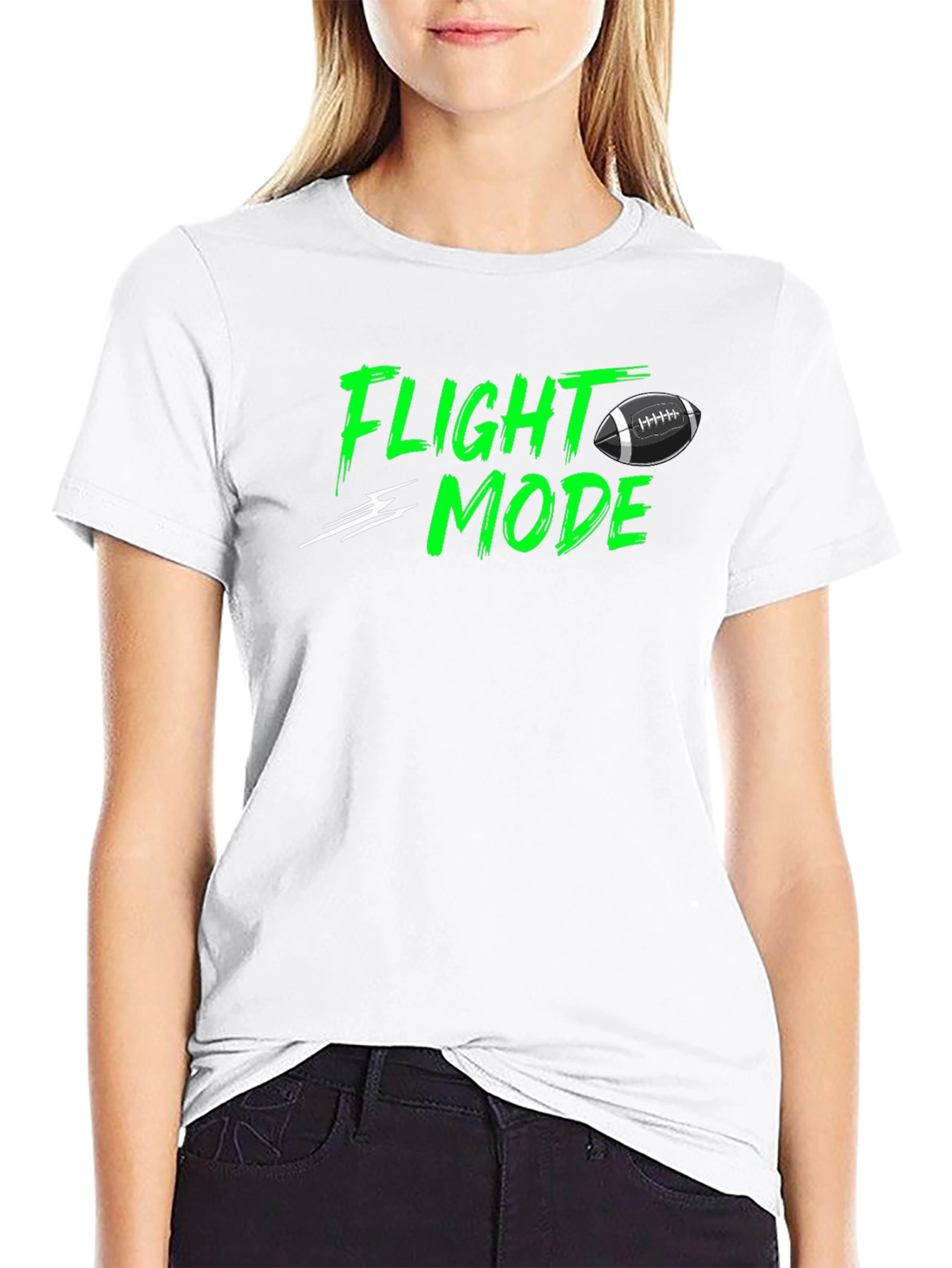 Flight Mode T-Shirt - Football Design