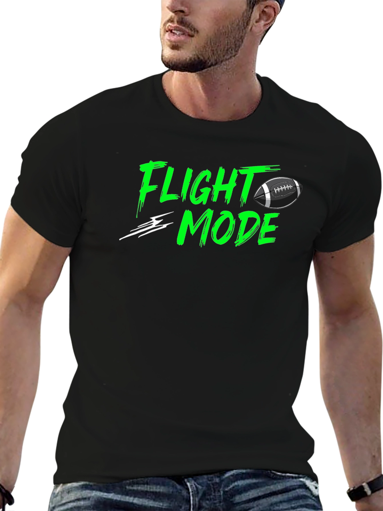 Flight Mode T-Shirt - Football Design
