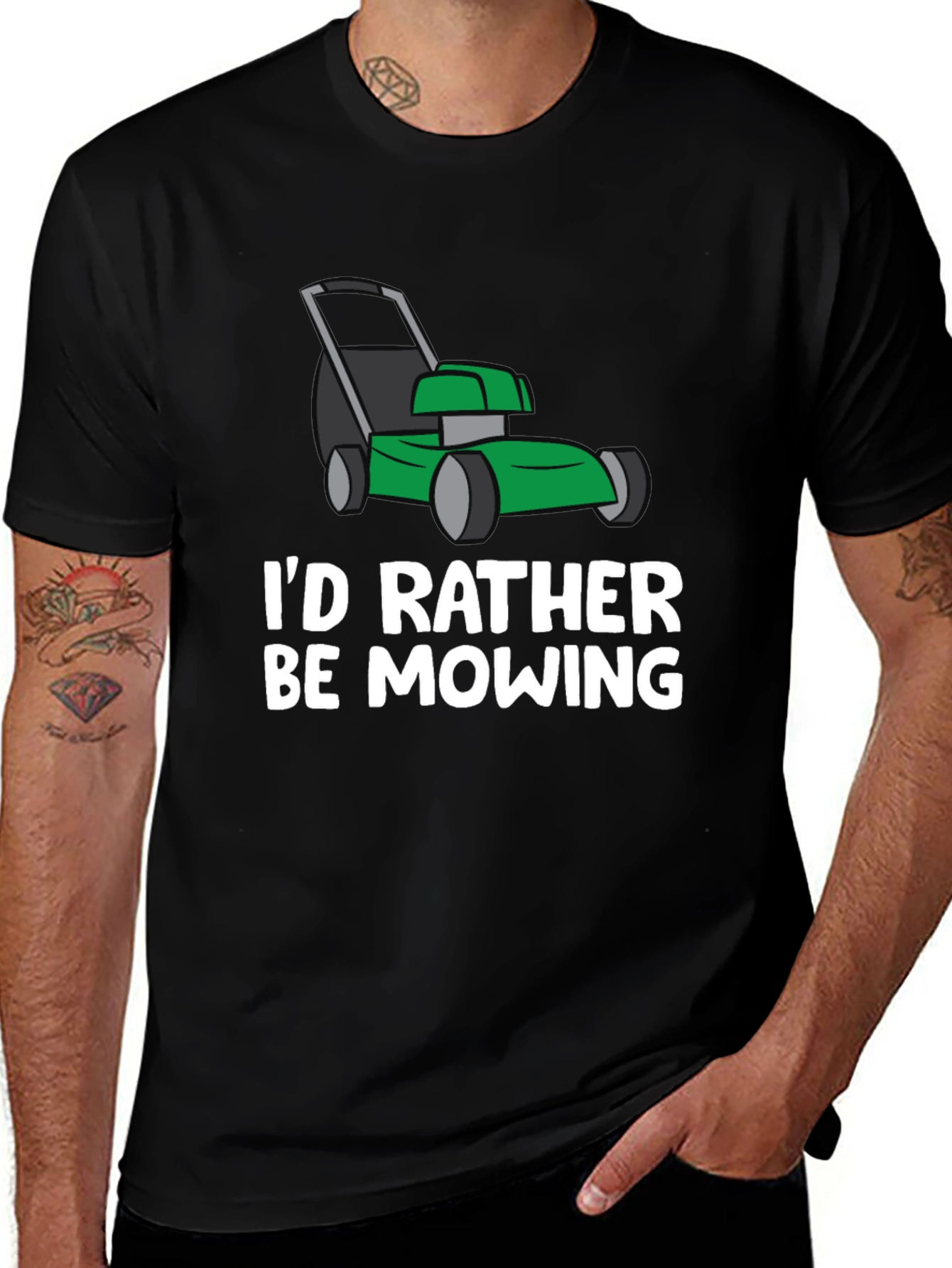 Funny Mowing T-Shirt - Lawn Care Humor