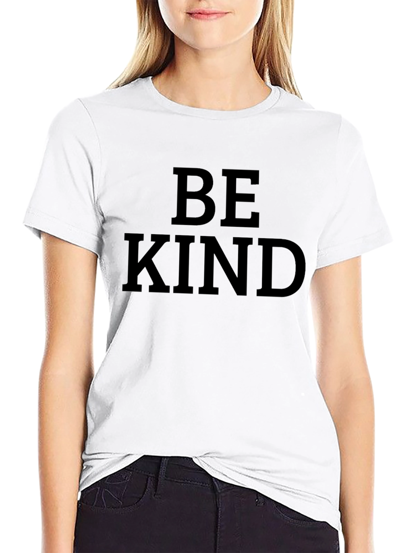 Be Kind T-Shirt - Soft Cotton Crew Neck Tee