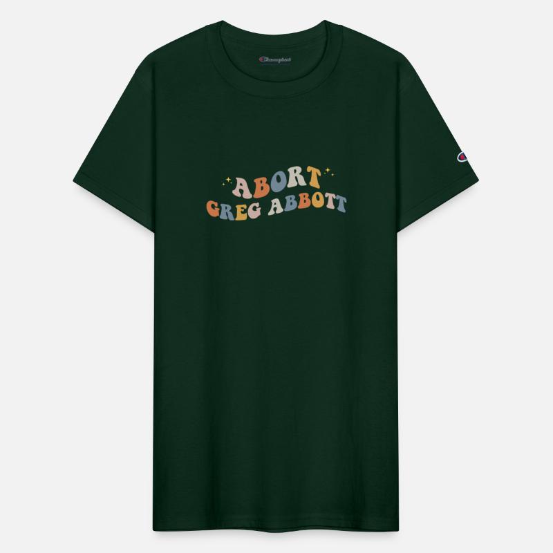 Abort Greg Abbott vintage green